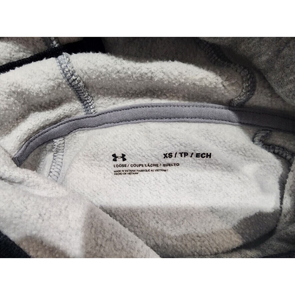 Under Armour Womens Hoodie Size X-Small XS Grey Purple Loose - Picture 4 of 6